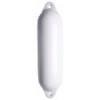 White cylindrical fender / 2 white rings Ø150 x L580mm - N°1 - comptoirnautique.com 