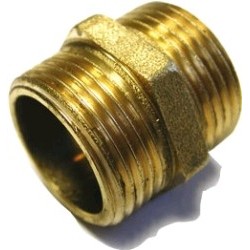 1/4'' macho de latón