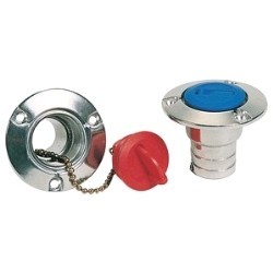 Roter Tankdeckel + Kette