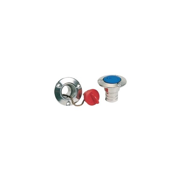 Red fuel cap + chain - N°1 - comptoirnautique.com