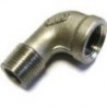 1''-Edelstahl-Außen-/Binnenbogen