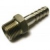 Racor macho de 1/2'' 13 mm de acero inoxidable