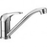 Mixing faucet with spout offset
