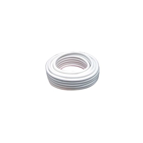 Tubo spiralato in acciaio bianco rinforzato Ø 38 mm - N°1 - comptoirnautique.com