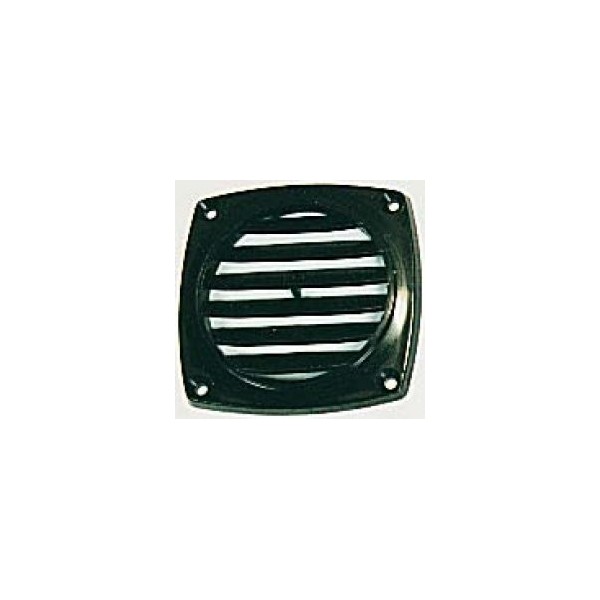 Grille de ventilation 94X94mm noir - N°1 - comptoirnautique.com