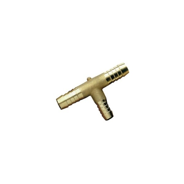 Té cannelé laiton 40mm - N°1 - comptoirnautique.com