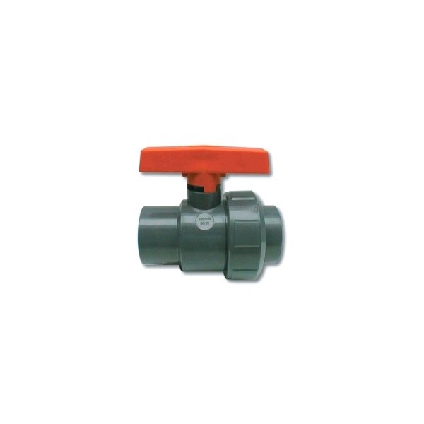 VANNE 1/4 TOUR PVC 1"1/2 TARAUDE - N°1 - comptoirnautique.com