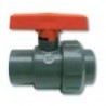 PVC-VENTIL 1/4-UMDREHUNG 1"1/2 GEWINDE