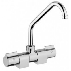 Miscelatore in ottone cromato