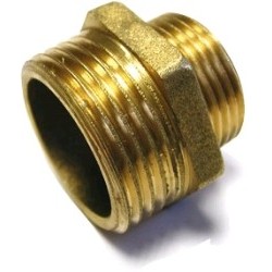 Brass male/male reduction...