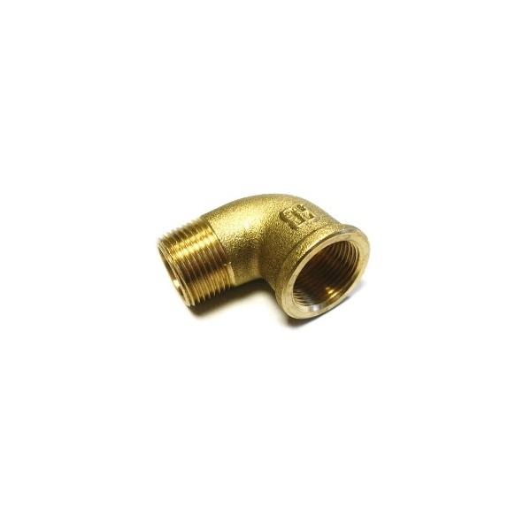 Brass male/female elbow 1''1/2 - N°1 - comptoirnautique.com