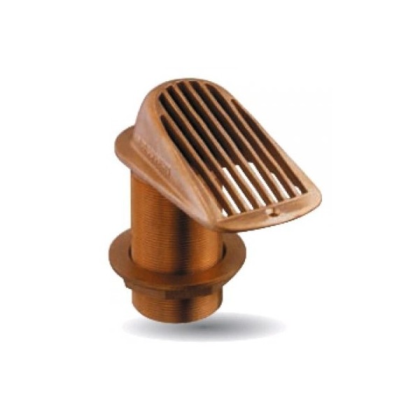 Strainer through-hull Ø 1''1/4 thread - N°1 - comptoirnautique.com