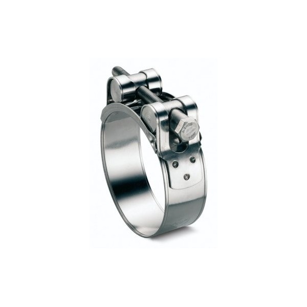 Stainless steel swivel clamps Ø52-55 band 22mm - N°1 - comptoirnautique.com 