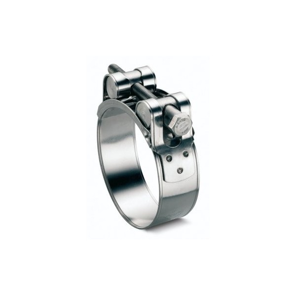 Stainless steel swivel clamps Ø60-63 band 22mm - N°1 - comptoirnautique.com 