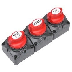 Set di 3 frese-batterie