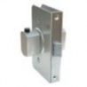 Reversible silver anodized tumbler lock