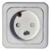 FLUSH-MOUNTED SOCKET WHITE 230V - N°1 - comptoirnautique.com