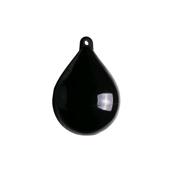 Fender black buoy / black ring Ø 550mm - N°1 - comptoirnautique.com 