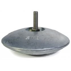 Double rosette anode Ø50mm