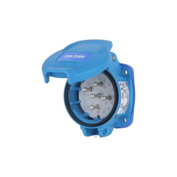Presa semi-incasso 230V 3P+N+T PN senza gancio - N°1 - comptoirnautique.com