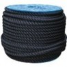 100M CORDAGE NOIR D.16 DBLE TORSION