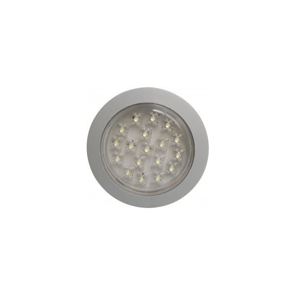 Foco 18 LED blanco frío - 12V - Ø 75mm - N°1 - comptoirnautique.com