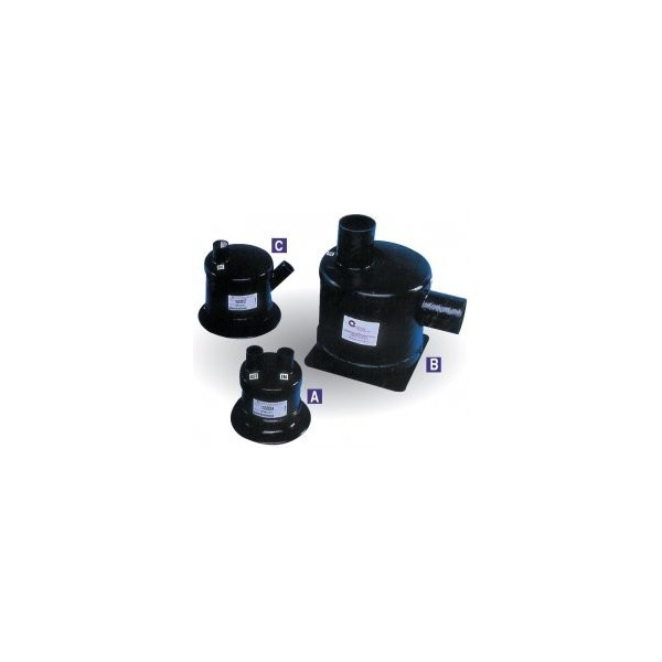 E Orizzontale / S Verticale Vasi per gorgogliatori da 3'' Ø76mm - N°1 - comptoirnautique.com