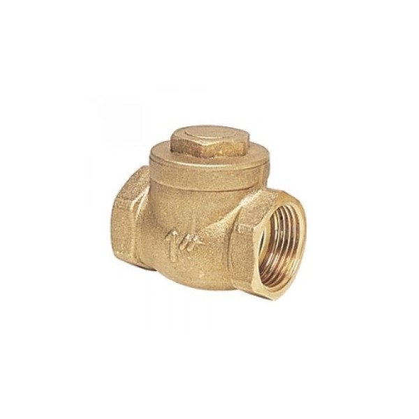 Valvola di ritegno a battente femmina/femmina Ø 3'' in ottone - N°1 - comptoirnautique.com