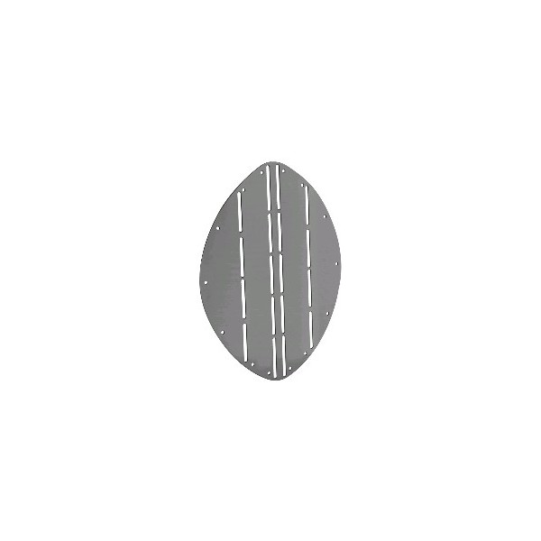 PROTEZIONE OVALE IN ACCIAIO INOX PER LA PRUA - N°1 - comptoirnautique.com