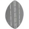 PROTECTOR DE ARCO OVAL EM AÇO INOXIDÁVEL