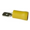 SCATOLA DI 100 CONNETTORI MASCHI 6.3mm GIALLO - N°1 - comptoirnautique.com