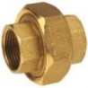 1'' brass female/female union