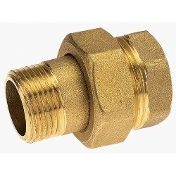 1/2'' brass male/female union
