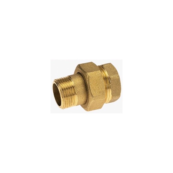 Raccordo maschio/femmina da 1'' in ottone - N°1 - comptoirnautique.com