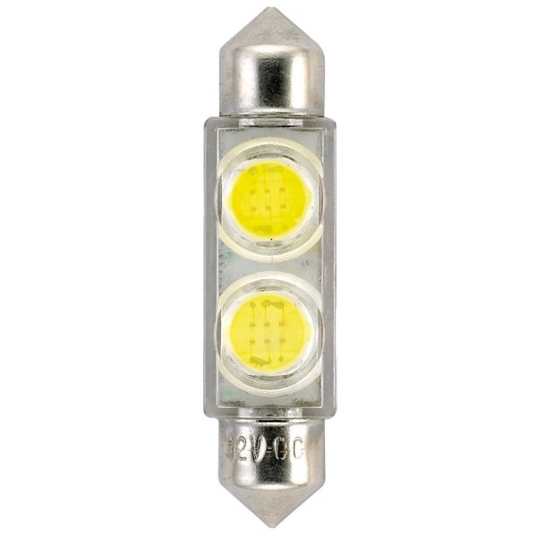 Lanzadera LED 12V 10x41mm 2x0,5W - N°1 - comptoirnautique.com