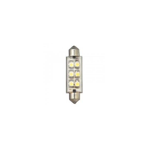 Navetta LED 12V 12x42mm 6x0,5W - N°1 - comptoirnautique.com