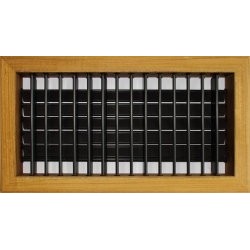 Gitter Blasrohr Teak 200x100