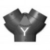 Y on duct 150-125x125