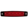 6 LUCI DI POSIZIONE ROSSE A 12V A LED