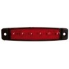 LUZ LATERAL VERMELHA DE 6 LEDS 12V - N°1 - comptoirnautique.com