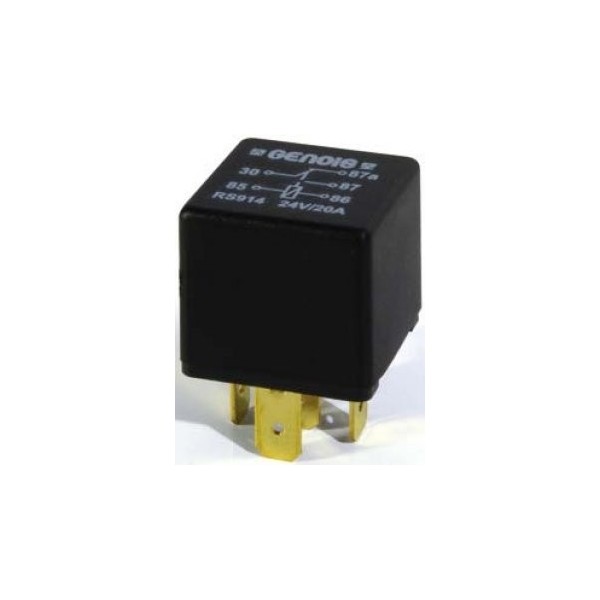 Relé de 5 terminales 12V 20/30A Diodo - N°1 - comptoirnautique.com