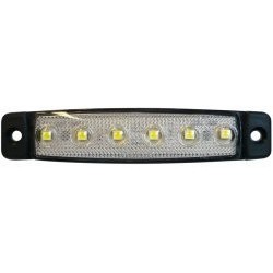 SEITENLICHT 6 LEDS 24V WEISS