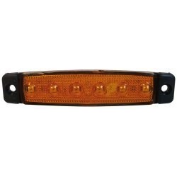 SIDE LIGHT 6 LED 24V AMBER