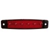 LUZ LATERAL 6 LED 24V ROJO