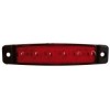 LUZ LATERAL 6 LED 24V VERMELHO - N°1 - comptoirnautique.com