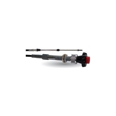 Commande vernier pour trolling valve avec câble