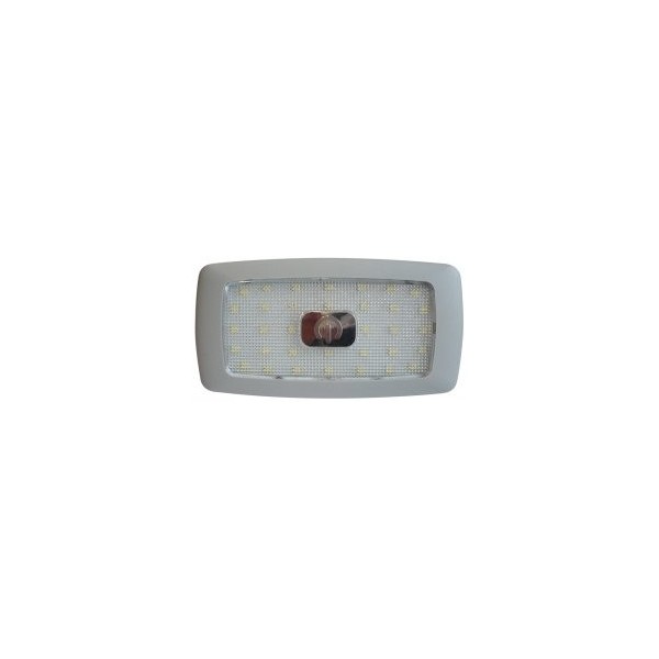Plafoniera extra piatta-34 led con interruttore a 12V - N°1 - comptoirnautique.com