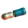 BOX OF 100 ROUND TERMINALS M.5mm BLUE