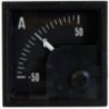 Amperímetro analógico de CC -50-0-50