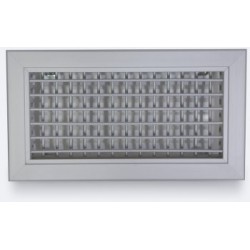 Alu blower grille 400x200